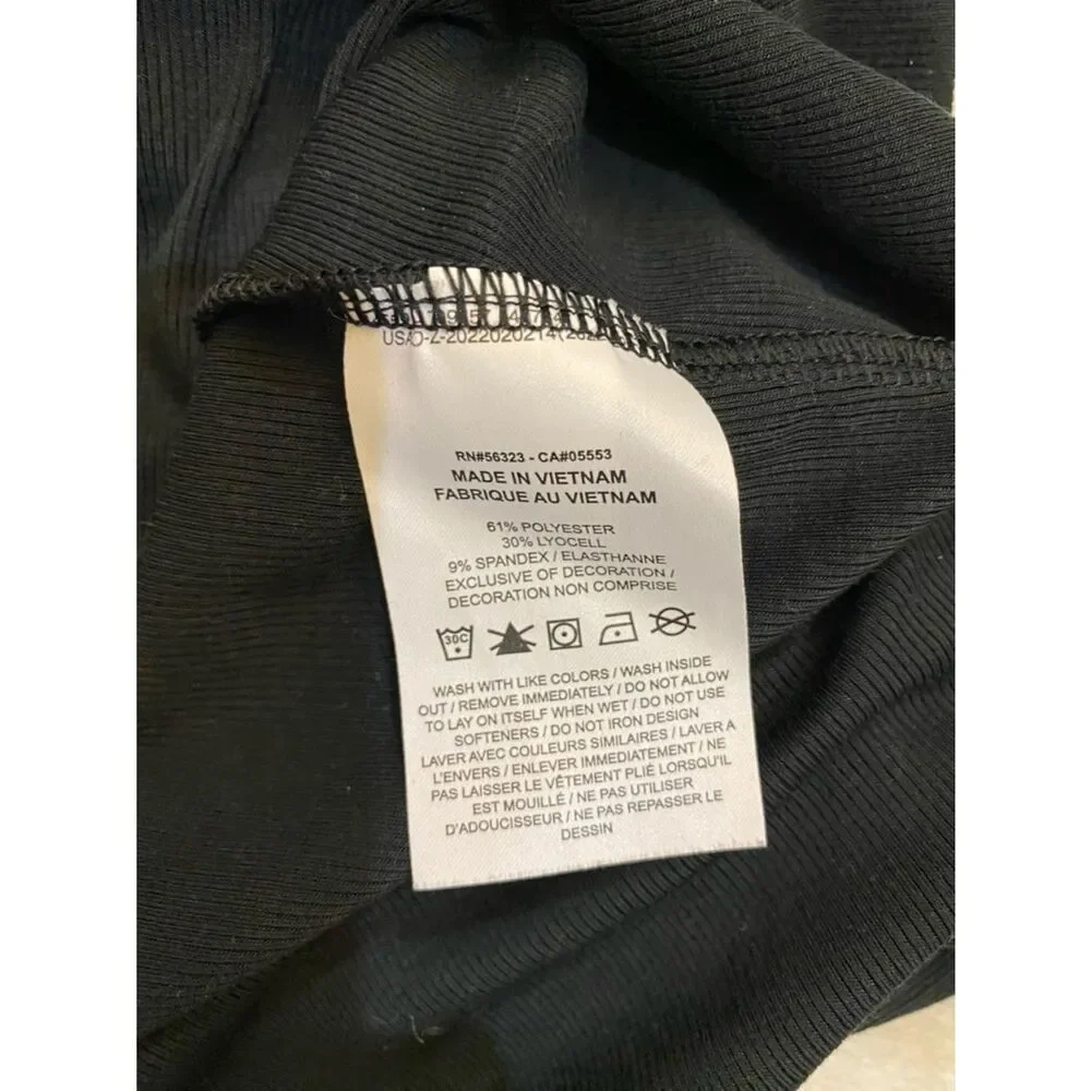 Nike Sportswear Chill Knit Black Long Sleeve Top Women’s Size XXL